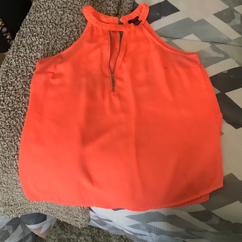 Neon coral top! (3 for $10 DEAL)